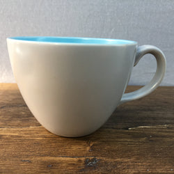 Poole Pottery Sky Blue & Dove Grey Coffee Cup (Streamline)