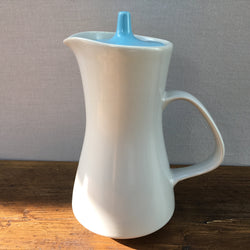 Poole Pottery Sky Blue & Dove Grey Hot Water Pot