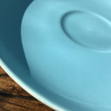 Poole Pottery Sky Blue & Dove Grey Soup Saucer