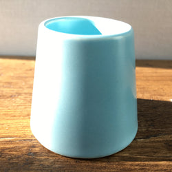 Sky Blue & Dove Grey Mustard Pot Base - Blue