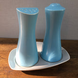 Poole Pottery Sky Blue & Dove Grey Cruet Set