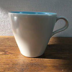Poole Pottery Sky Blue & Dove Grey Tea Cup (Narrow - Contour)