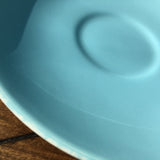 Poole Pottery Sky Blue & Dove Grey Saucer