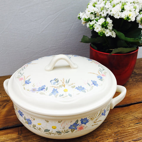 Poole Pottery Springtime Lidded Serving Dish, 2.75 Pints, Looped