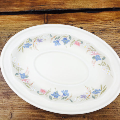 Poole Pottery Springtime Gravy Boat Saucer/Stand