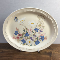 Poole Pottery Springtime Oval Platter / Steak Plate