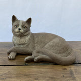 Poole Pottery Stoneware Cat - Laying Down