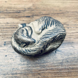 Poole Pottery Stoneware Sleeping Dormouse