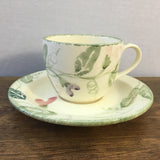 Poole Pottery Sweet Pea Tea Cup & Saucer