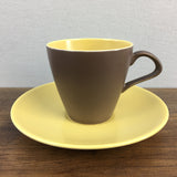 Poole Pottery Sweetcorn & Brazil Tea Cup & Saucer