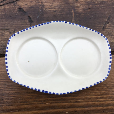 Poole Pottery Traditional Ware Cruet Stand, Blue Trim