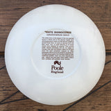 Poole Pottery Transfer Plate - Endangered Species - White Rhinoceros