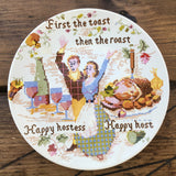 Poole Pottery Transfer Plate - Sampler - Toast