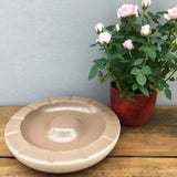 Poole Pottery Twintone Sepia & Mushroom Hospitality Ashtray