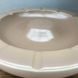 Poole Pottery Twintone Mushroom & Sepia Table Ashtray