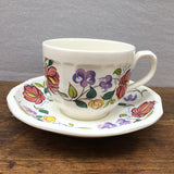 Poole Pottery Tyneham Tea Cup & Saucer