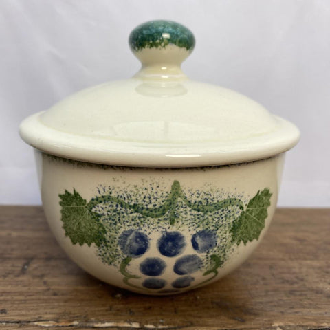 Poole Pottery Vineyard Lidded Sugar Bowl