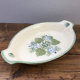 Poole Pottery Vineyard Eared Oval Roaster