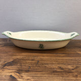 Poole Pottery Vineyard Eared Oval Roasting Dish