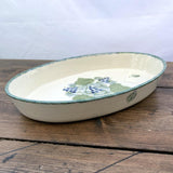 Poole Pottery Vineyard Large Oval Baking Dish