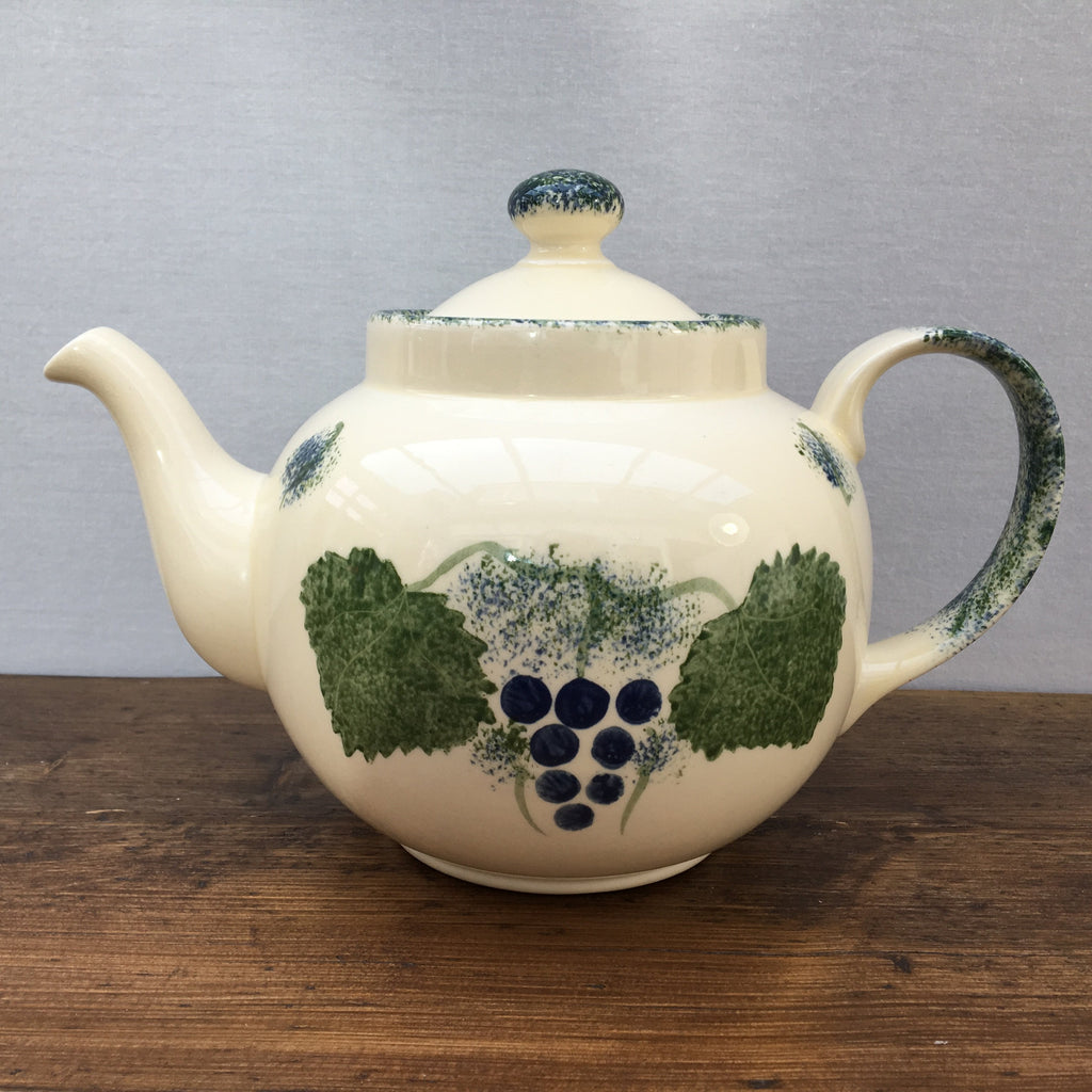 Poole Pottery "Vineyard" Teapot, 2.5 Pints MrPottery
