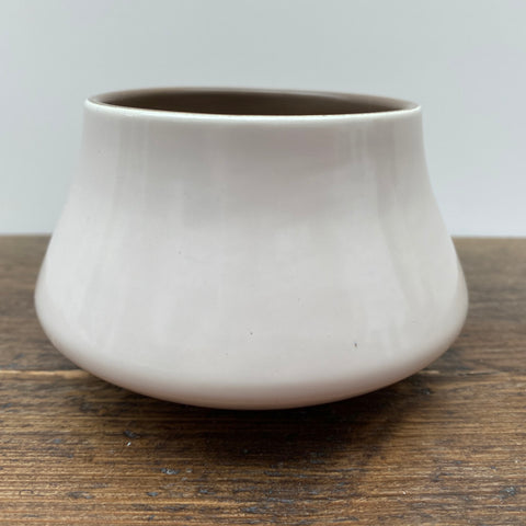 Poole "Twintone - Sepia & Mushroom (C54)" Jam/Preserve Pot (Flared Base) - No Lid