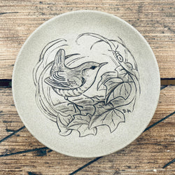 Poole Pottery Small Stoneware Plate - Wren on Ivy Branch