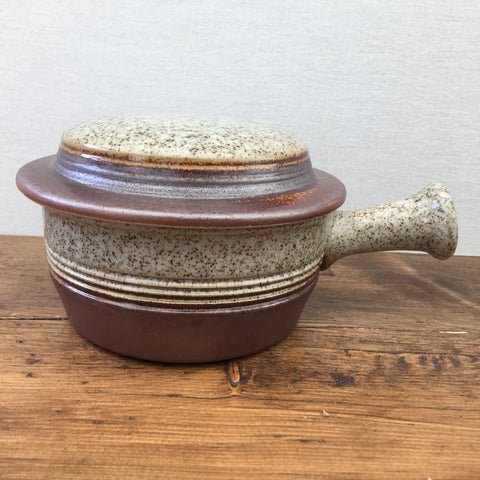 Purbeck Pottery "Portland" Lidded Handled Soup Dish