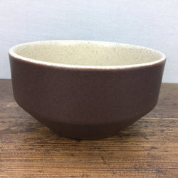 Purbeck Pottery Brown Diamond Fruit / Dessert Bowl