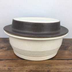 Purbeck Pottery Brown Diamond Casserole