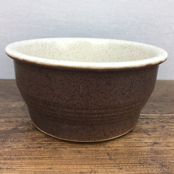 Purbeck Pottery Brown Diamond Soup / Cereal Bowl