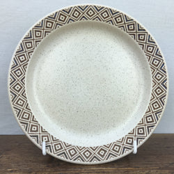 Purbeck Pottery Brown Diamond Tea Plate