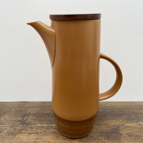 Purbeck Pottery Toast Coffee Pot, 3 Pints - wooden lid