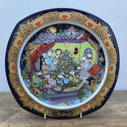 Rosenthal "Christmas Carols on Porcelain (Bjorn Wiinblad)" Christmas Plate 1986