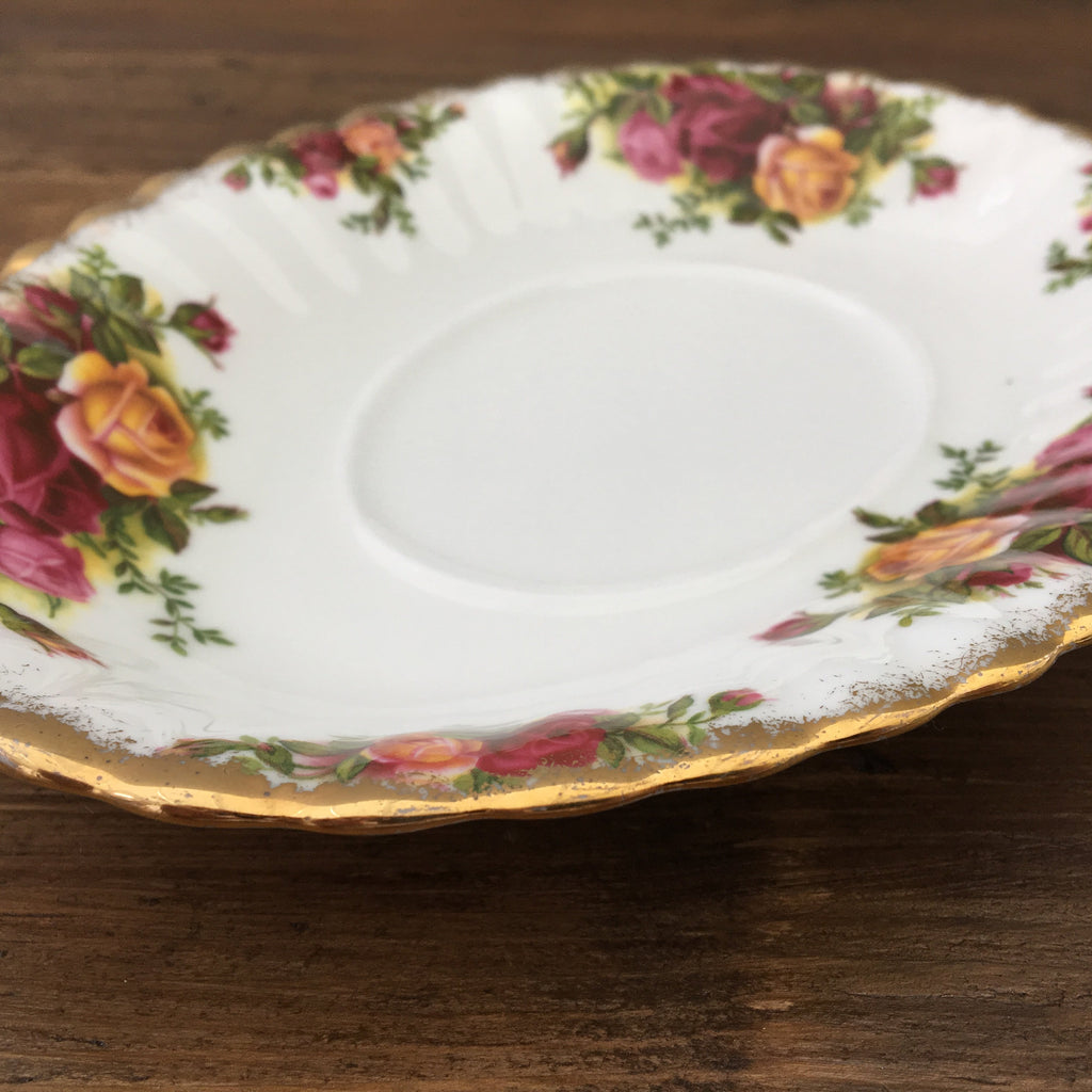 Royal Albert "Old Country Roses" Gravy Boat Saucer/Stand MrPottery