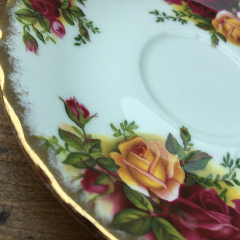Royal Albert Old Country Roses Coffee Saucers