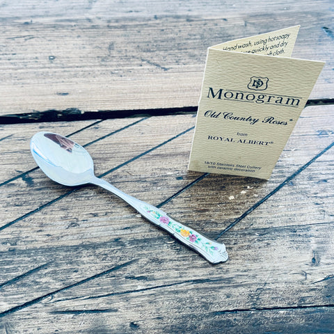 Royal Albert Old Country Roses Teaspoon by Monogram