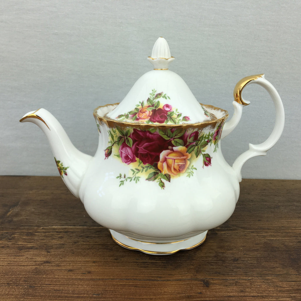 Royal Albert "Old Country Roses" Teapot, 1 Pint MrPottery