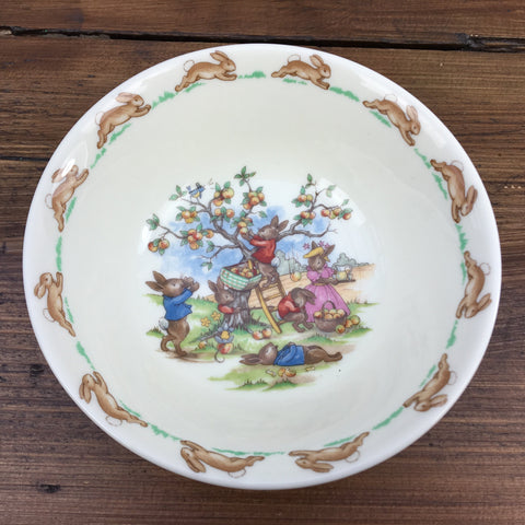 Royal Doulton Bunnykins Bowl Apple Picking