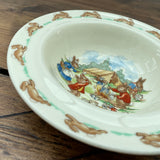 Royal Doulton Bunnykins Rimmed Bowl Camping