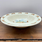 Royal Doulton Bunnykins Camping Bowl, Rimmed