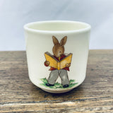 Royal Doulton Bunnykins Egg Cup Reading