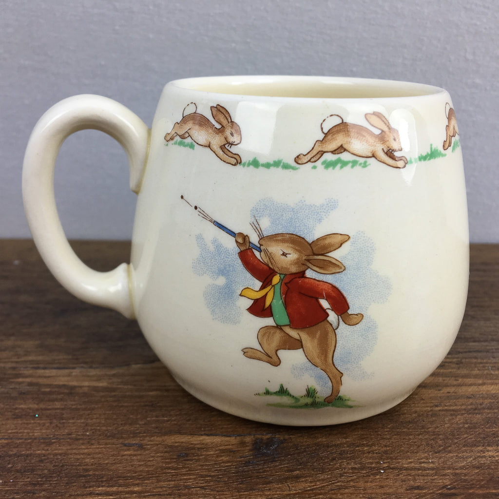 Royal Doulton "Bunnykins (REGD TRADEMARK)" Mug Grandpa in Deckchair