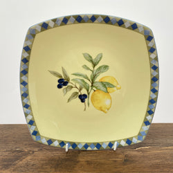 Royal Doulton Carmina Square Salad/Breakfast Plate (Olives & Lemons)