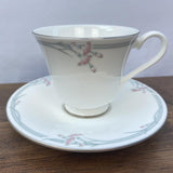 Royal Doulton Carnation Tea Cup & Saucer (Granville Shape)