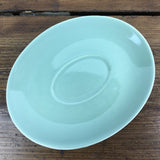 Poole Pottery Celadon Gravy Boat Saucer