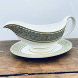 Royal Doulton English Renaissance Gravy Boat & Stand