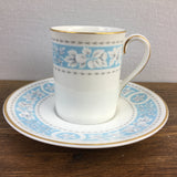 Royal Doulton Hampton Court Demitasse Coffee Cup & Saucer