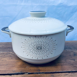 Royal Doulton Morning Start 2.25 Pint Casserole Dish - Round - Brown Handles