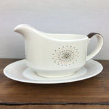 Royal Doulton Morning Star Gravy Boat & Stand